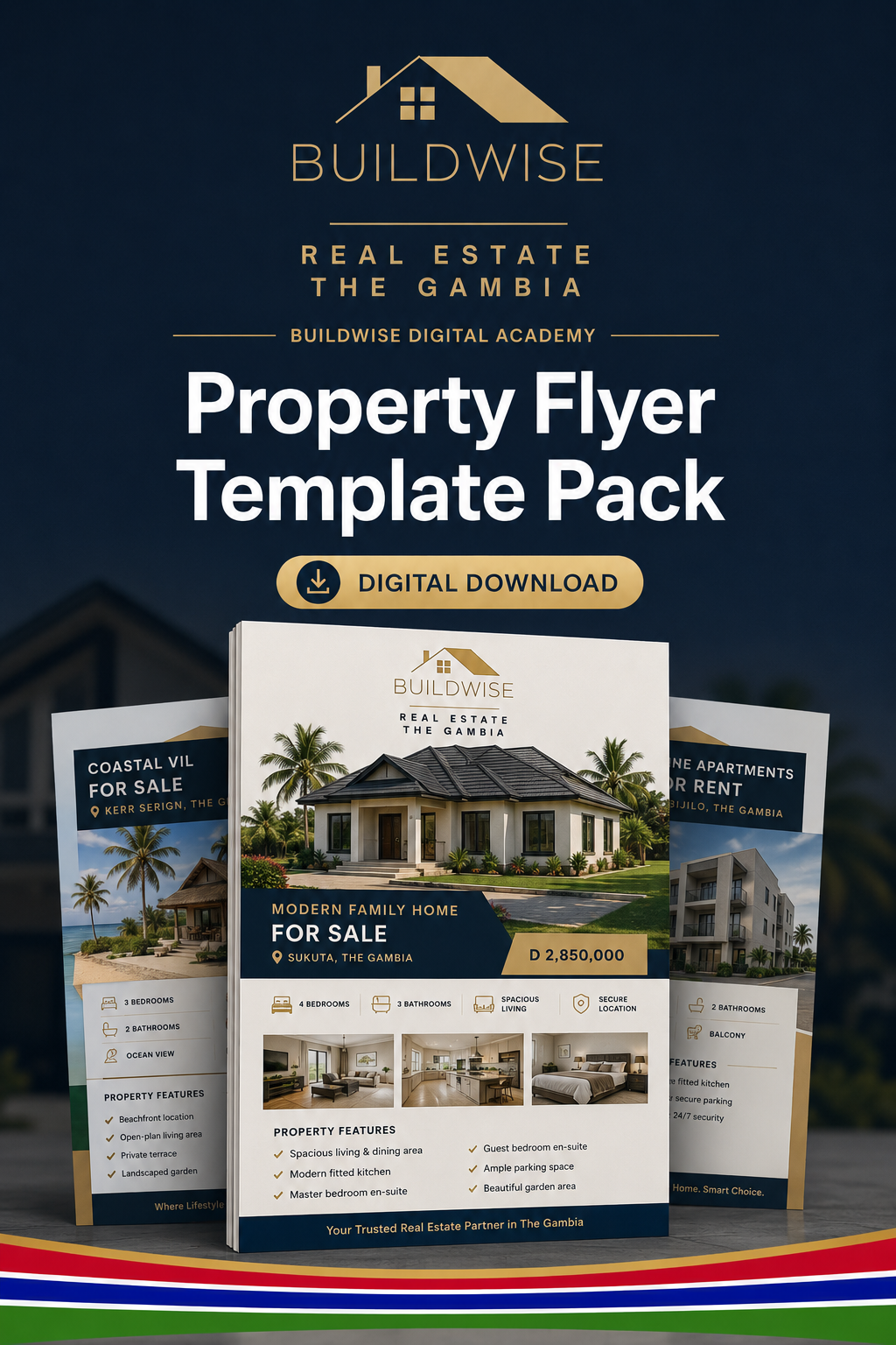 Property Flyer Template Pack — Buildwise Digital Academy