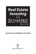 Real Estate Investing for DUMMIES